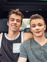 Gay Boys Troy Ryan and Logan Cross
