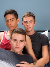 Gay Boys Kody Knight, Aiden Garcia and Elliott Grey