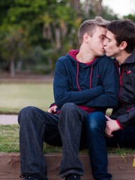 Gay Boys Evan Parker and Noah White