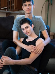 Gay Boys Alex Aria and Justin Cross
